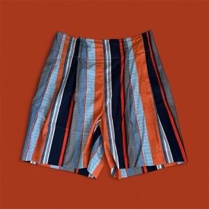 Akris Multicolor Striped Women Shorts